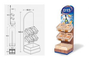 استند نمایش محصول | اِفِس